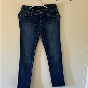 White House Black Market Dark Blue Skinny Jeans